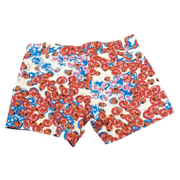 Tracy Negoshian Penny Womens Abstract Print Shorts Size 0 Multicolor - Picture 8 of 8